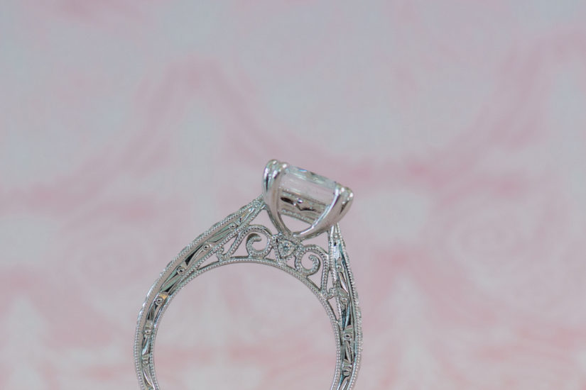 Vintage Inspired Engagement Ring