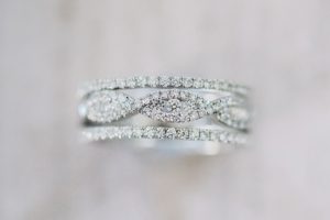 Stunning white gold and diamond engagement ring from the Pirouetta collection by Kirk Kara